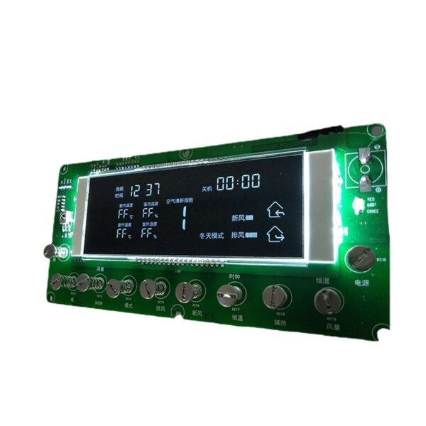 Motorcycle white backlit LCD 7 monochrome segment LCD display LCD module customized VA full view transistor Industrial control screen - Image 2